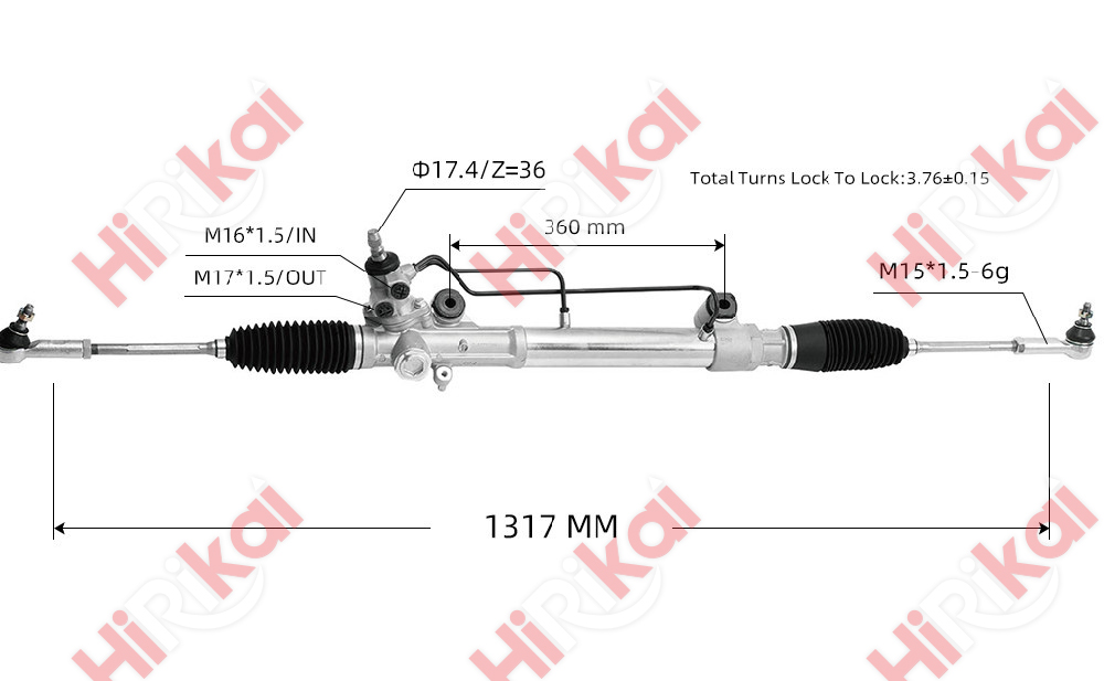 Power Steering Gear Box Assembly RHD for TOYOTA INNOVA,VIGO 4×2 GGN15,KUN1,CHAMP 44200-0K010