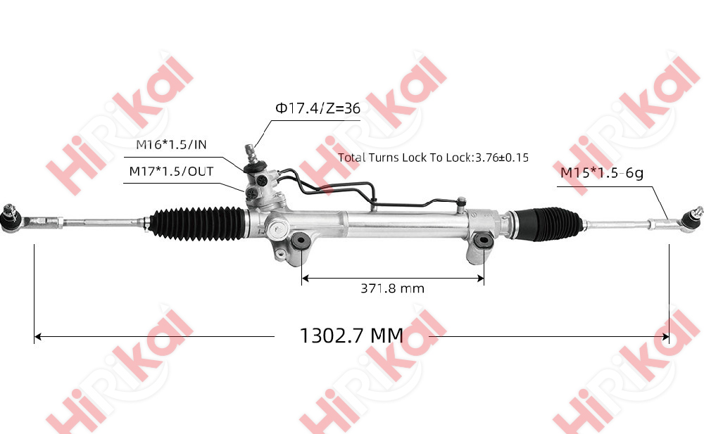 Hydraulic Power Steering Rack and Pinion RHD for Toyota HILUX VIGO 4WD 2005-2015 44200-0K030