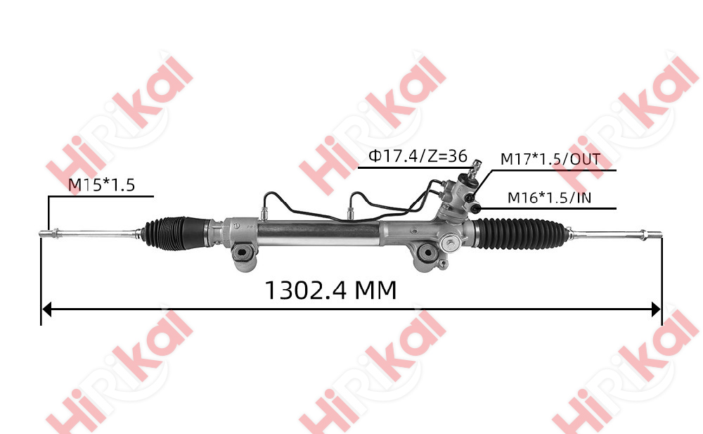Hydraulic Power Steering Rack and Pinion LHD for TOYOTA HILUX VIGO 4WD 44200-0K040