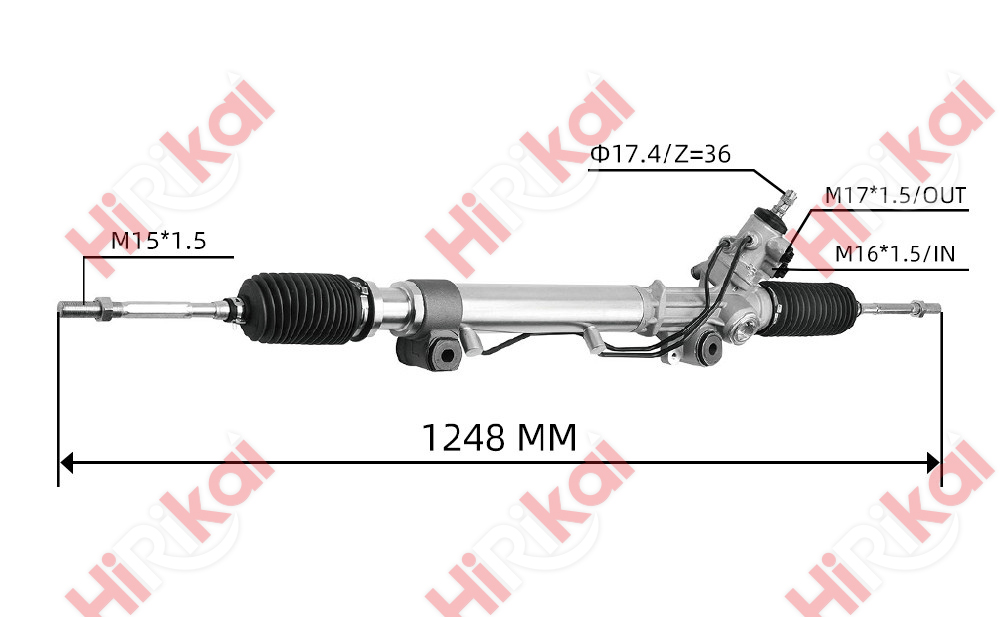Hydraulic Steering Gear and Rack LHD for TOYOTA PRADO 2700/4000 2002-2010/TOYOTA 4RUNNER 2002-2010/LEXUS GX 470 2002-2009 44200-35061