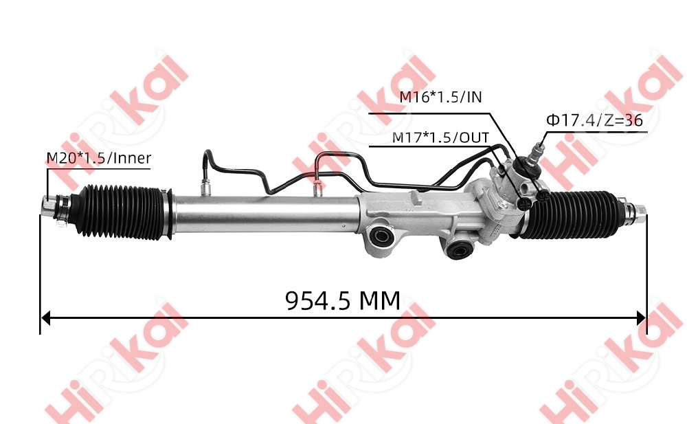 Power Steering Rack and Pinion Gear LHD for TOYOTA PRADO 3400 1996-2008/TOYOTA TACOMA 1995-2004/TOYOTA 4RUNNER 1995-2002 44200-60022