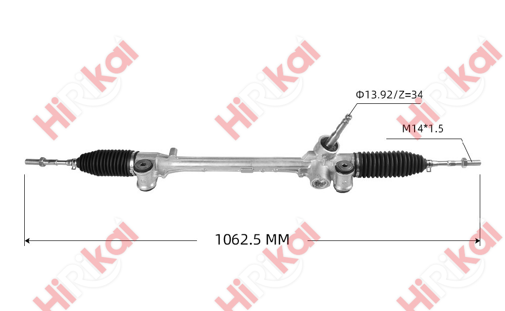 Mechanical Steering Gear Box Assembly RHD for TOYOTA YARIS NCP90 45510-52040