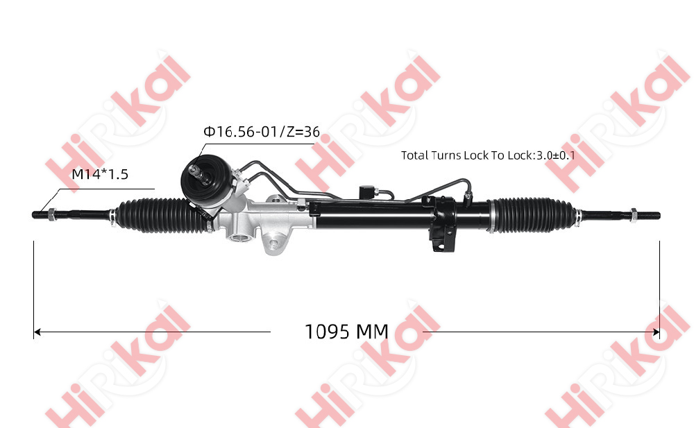 Hydraulic Power Steering Rack and Pinion LHD for HYUNDAI VERNA 57700-0U000