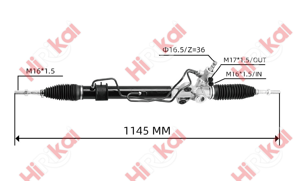 Hydraulic Steering Gear and Rack LHD for MITSUBISHI L200 KB4T 4WD PAJERO V76 MR333500