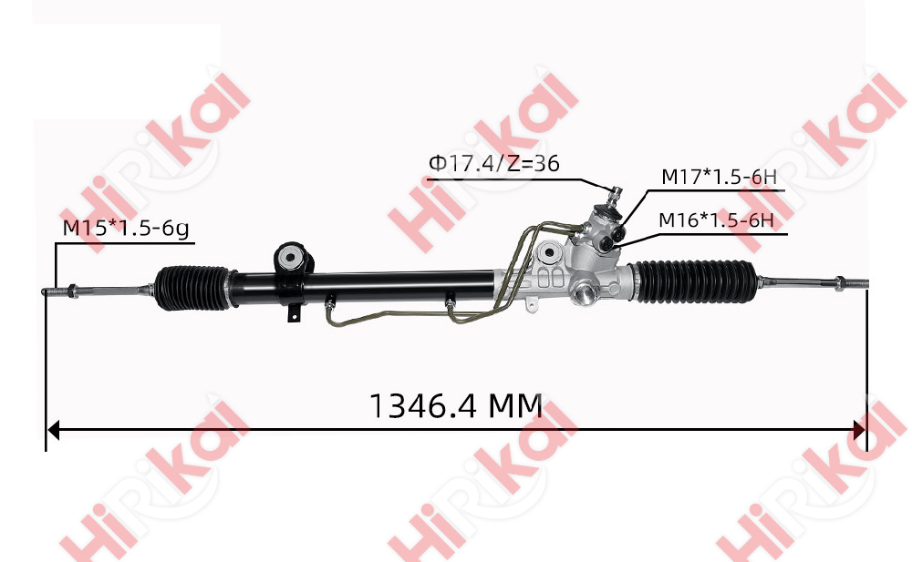 Hydraulic Power Steering Rack and Pinion for LHD TACOMA 2WD 2005- 44250-04020