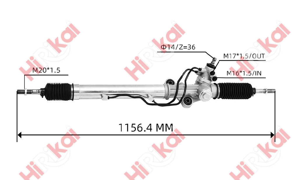 Hydraulic Power Steering Rack and Pinion for LHD LAND CRUISER 4700 1998-2003 44250-60060