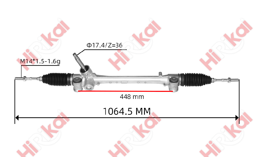 Manual Steering Rack and Pinion LHD for YARIS 2010- 45510-52350